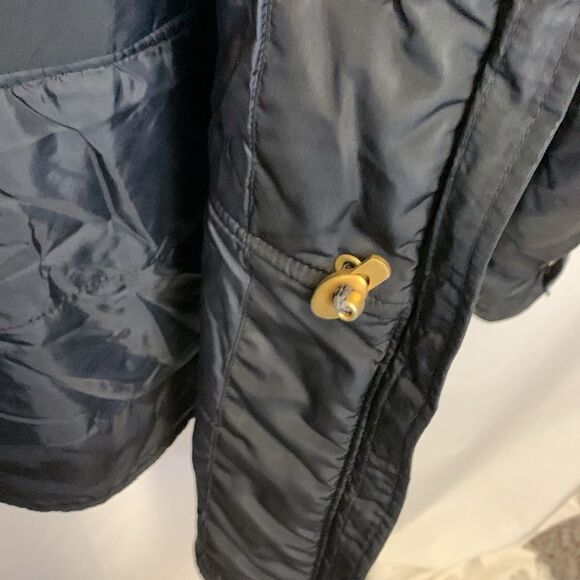 Obermeyer Vintage Retro Black Ski Snowboard Winter Parka Coat Size 16 - Picture 10 of 15